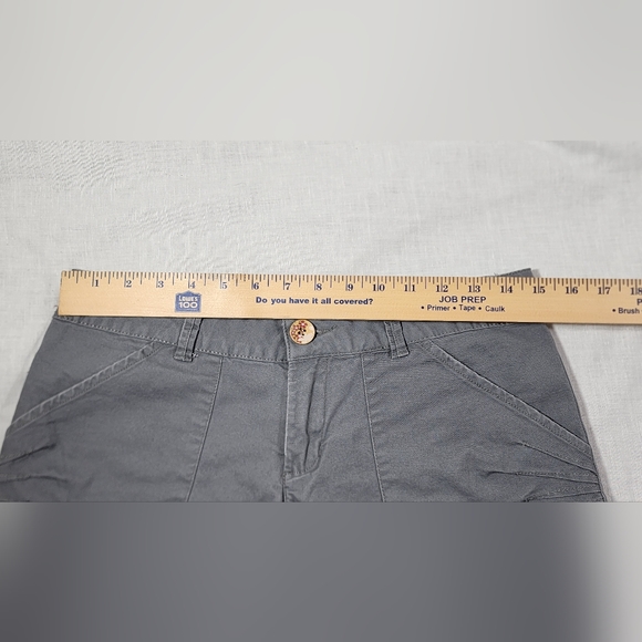 ♥️ OP JUNIORS MID RISE TWILL SHORTS SIZE 5 - GREY ♥️ - Picture 11 of 13